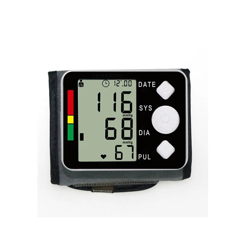 

Automatische Digitale Bloeddrukmeter Pols Manchet Arm Bloeddrukmeter Meter Gauge Meten Armband Apparaat Huishoudelijke Monitor