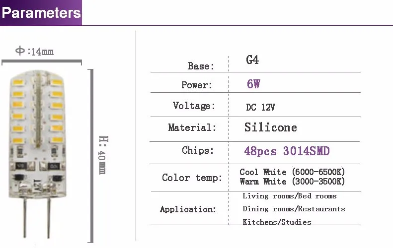 5 шт. Led 220 V G4 лампа G4 светодиодные лампочки постоянного/переменного тока 12В 220V3W-12W SMD 3014 Светодиодный прожектор 360 Угол луча заменить для хрустальной люстры