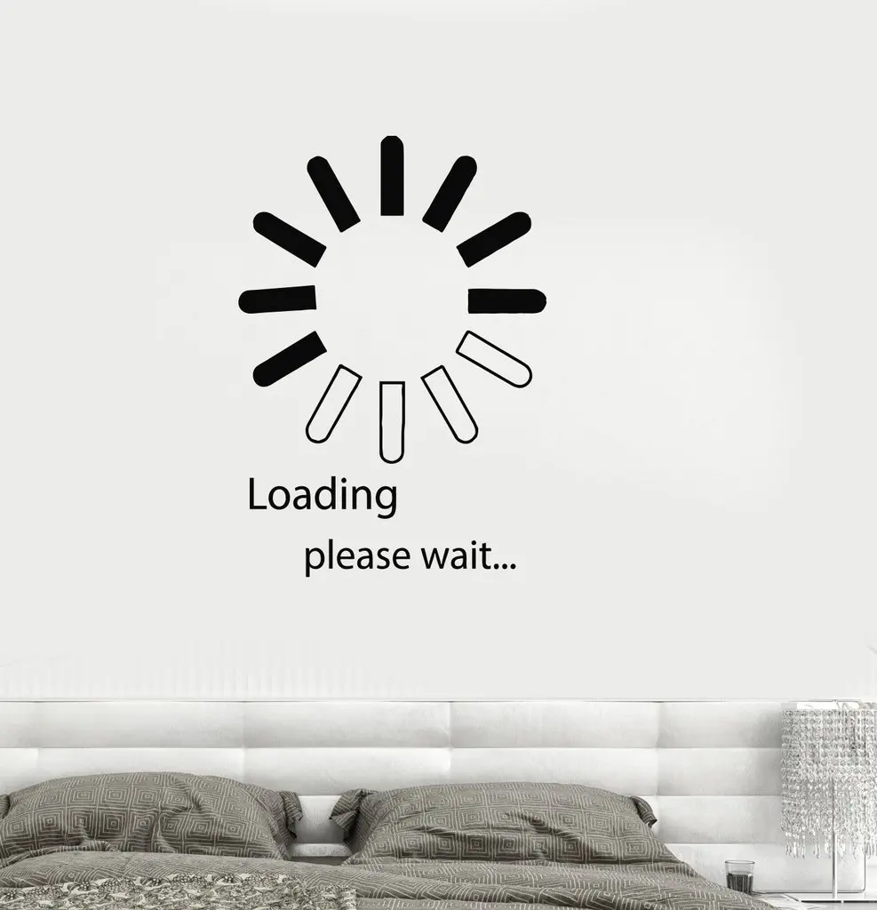 Video Game Pemuatan Komputer ITU Desain Vinyl Wall Stiker Decal