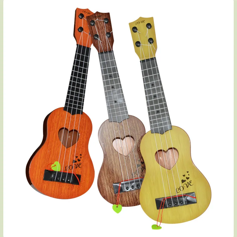 39cm/44cm Mini Ukulele Simulation Guitar Kids Musical Instruments Toy Music Education Development Kids Birthday Christmas Gift 39cm/44cm Mini Ukulele Simulation Guitar Kids Musical Instruments Toy Music Education Development Kids Birthday Christmas Gift