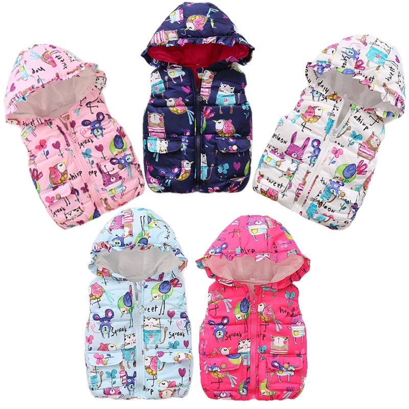 Cheap-Primavera-Autunno-Addensare-Warm-Baby-Girl-Clothes-Gilet-Per-Le-Ragazze-con-cappuccio-Bambini-Felpa
