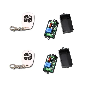 

Cheap Price AC220V 110V 1CH RF Wireless Remote Control Switch System 220V Relays Receiver Remote Control Transmitter 315/433