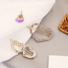 Sansummer Новинка Горячая Мода блестящее Сердце Стразы элегантные девушки Feautiful парики Женские Романтические ювелирные изделия 5318