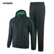 Осень зима комплект из 2 частей человек плюс размеры толстовки Толстовка брюки для девочек Спортивная одежда спортивный костюм повседн