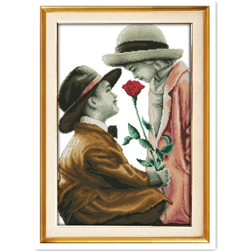 

Innocence (4) Needlework Home Decoration Chinese Counted Cross Stitch Pattern 11CT 14CT Printed On Canvas Embroidery Cross Set