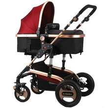 baby stroller trolley dual stroller light baby car shock absorbers High landscape baby stroller Free shipping