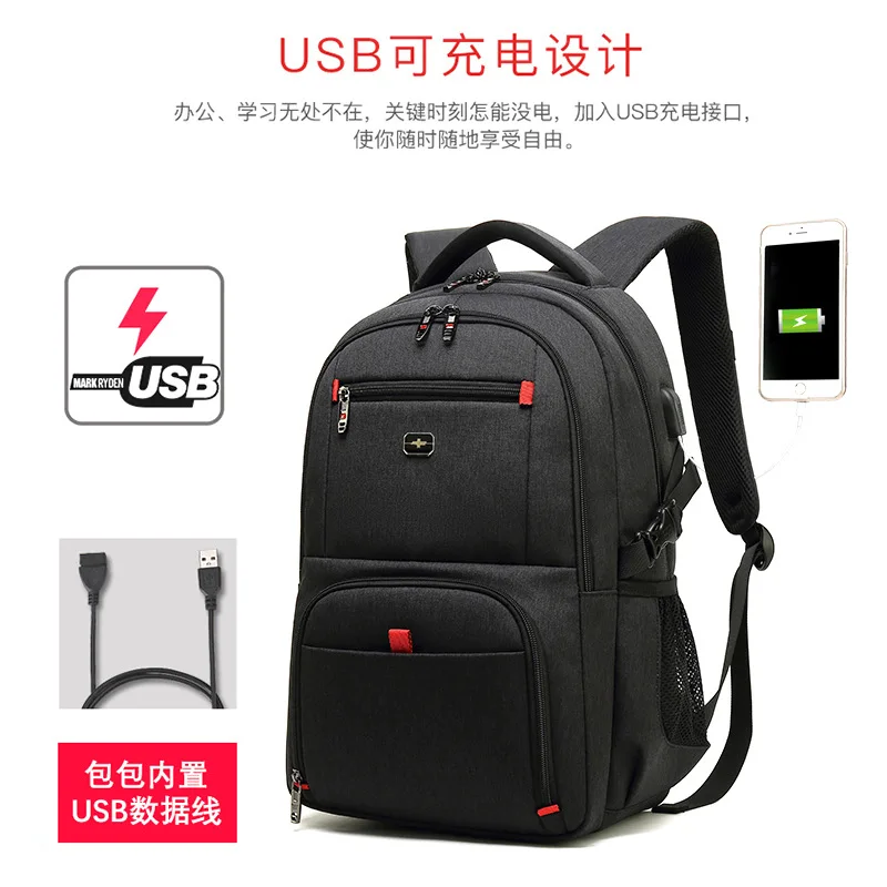 Рюкзак, школьные сумки для подростков, мальчиков, mochila, usb зарядка, мужской черный рюкзак, дорожная сумка, rugzak, 15,6 дюймов, рюкзак для ноутбука, мужской