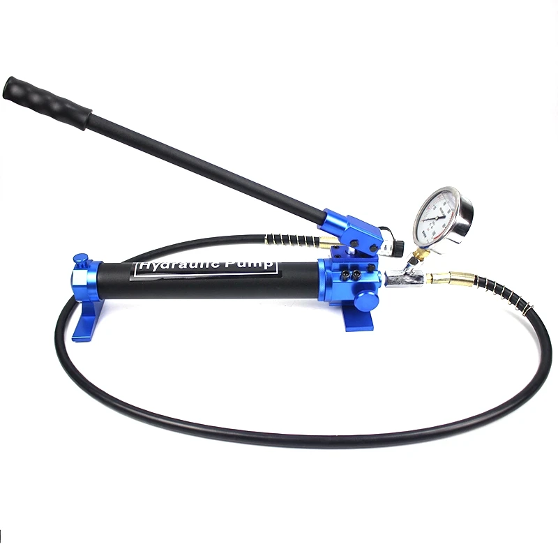 

Manual Hydraulic Pump Aluminum Alloy with gauge