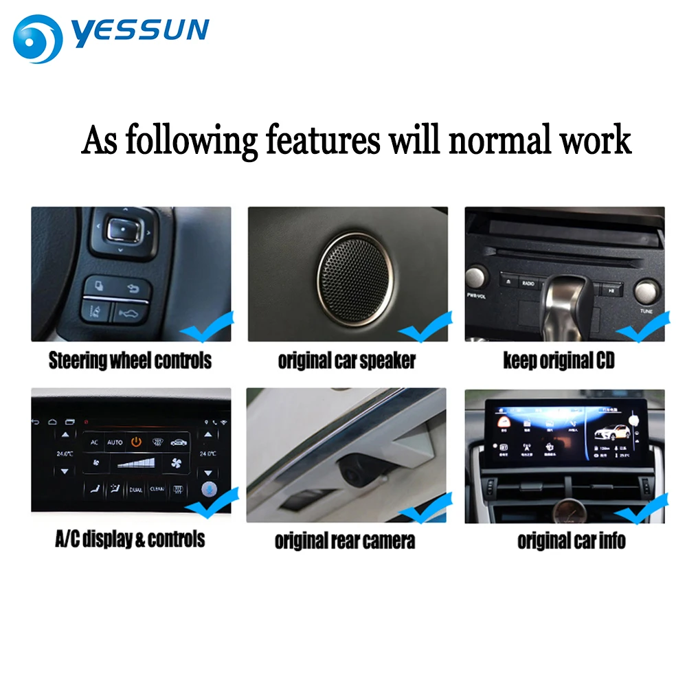 Best YESSUN For Lexus ES 250 ES250 2012~2013 XV60 Car Android Carplay GPS Navi maps Navigation Player Radio Stereo no DVD HD Screen 2