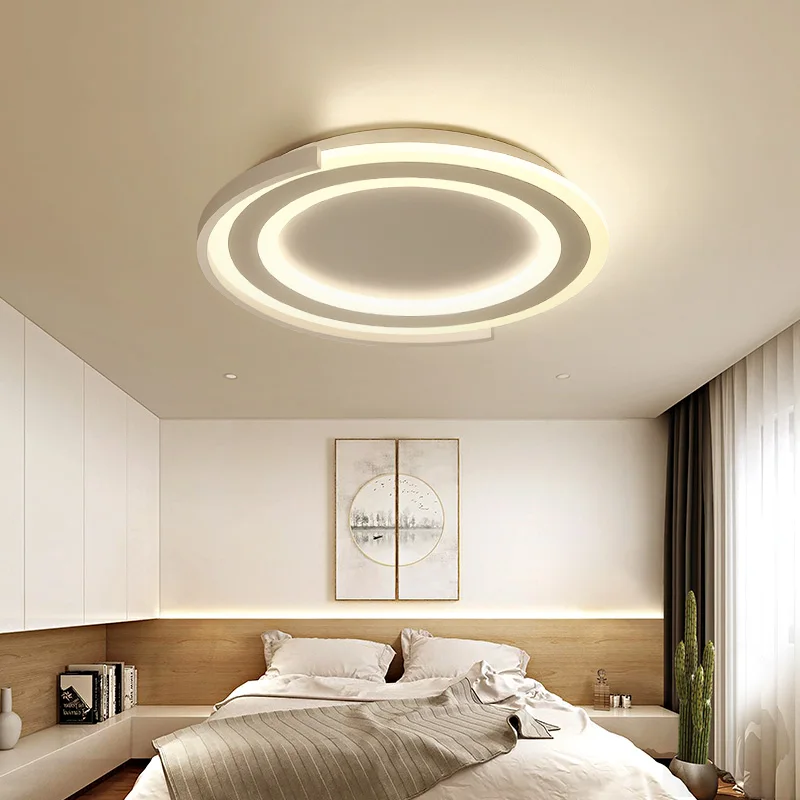 Simple luces de techo LED lámpara de Iluminación para cocina salón dormitorio plafonnier led moderne lámpara de techo