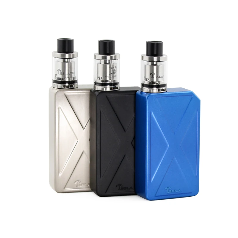 

Free sticker as gift! Original Tesla Invader III 240W Starter Kit Invader 3 VV VW Dual 18650 Sub Vaporizer for 510 Thread mod