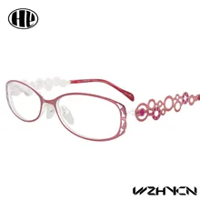 Ретро стиль, роскошные женские очки, оправа, прозрачные линзы, Oculos, сплав, женские очки, цветочные оптические оправы, винтажные женские очки