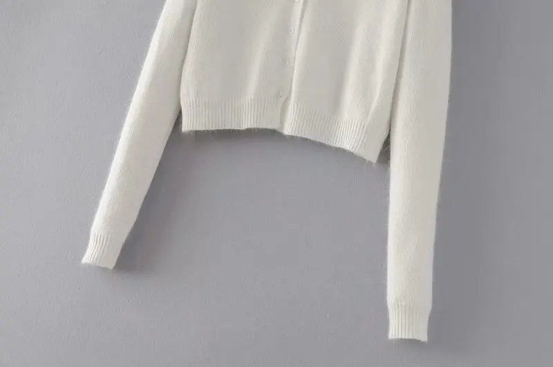 Уличная однобортный женский вязаный кардиган свитер 2019 Новый v-образный вырез кардиган с пуговицами Feminino Повседневная Верхняя одежда