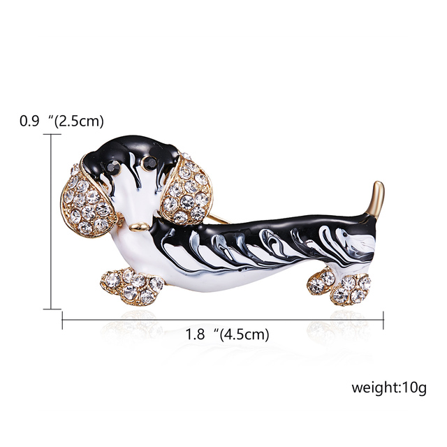 Enamel Lizard Bee Snake Crab Hedgehog Brooches Scorpion Dog Rhinestone Cute Animal Jewelry Accessories Party Kids Gifts