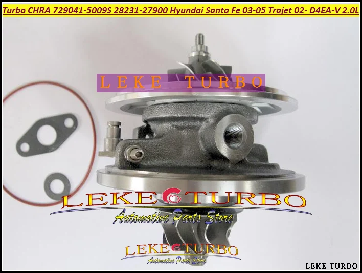 Turbo Cartridge CHRA For HYUNDAI Santa Fe 2003-04 Trajet 2002- D4EA-V 2.0L 125HP GT1749V 729041-5009S 28231-27900 729041 Turbocharger (5)