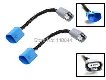 

2Pcs 9007 9004 HB5 To H13 9008 Hid Headlight Conversion Pigtail Connector Wire Harness Plug For Ford Dodge Free Shipping