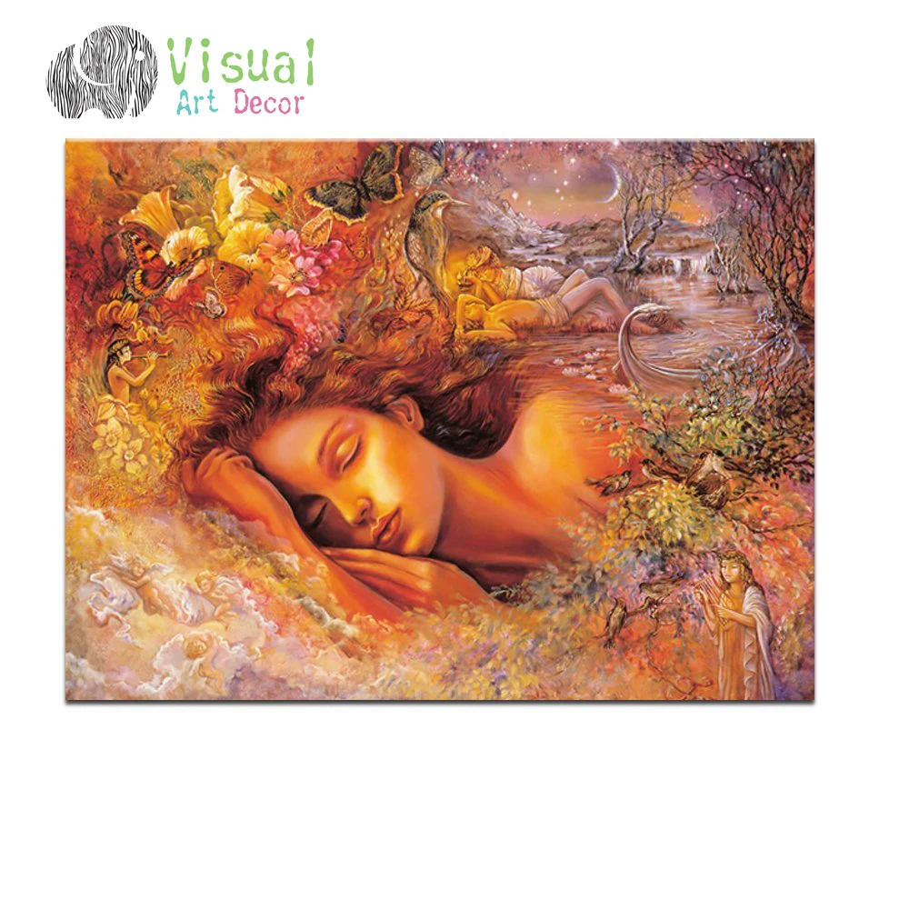 goddess-canvas-print-fancy-sleeping-beauty-figure-painting-for-living