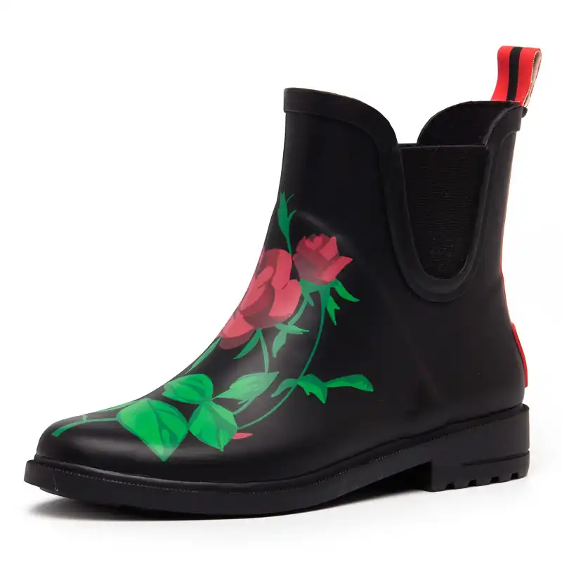 rubber chelsea rain boots