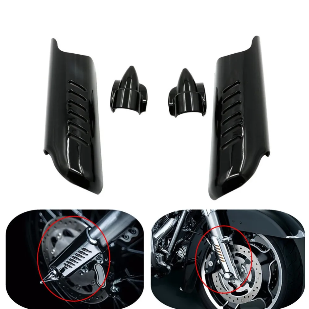 Lower Fork Leg Cover Guard Deflector Shield Protector for Harley
