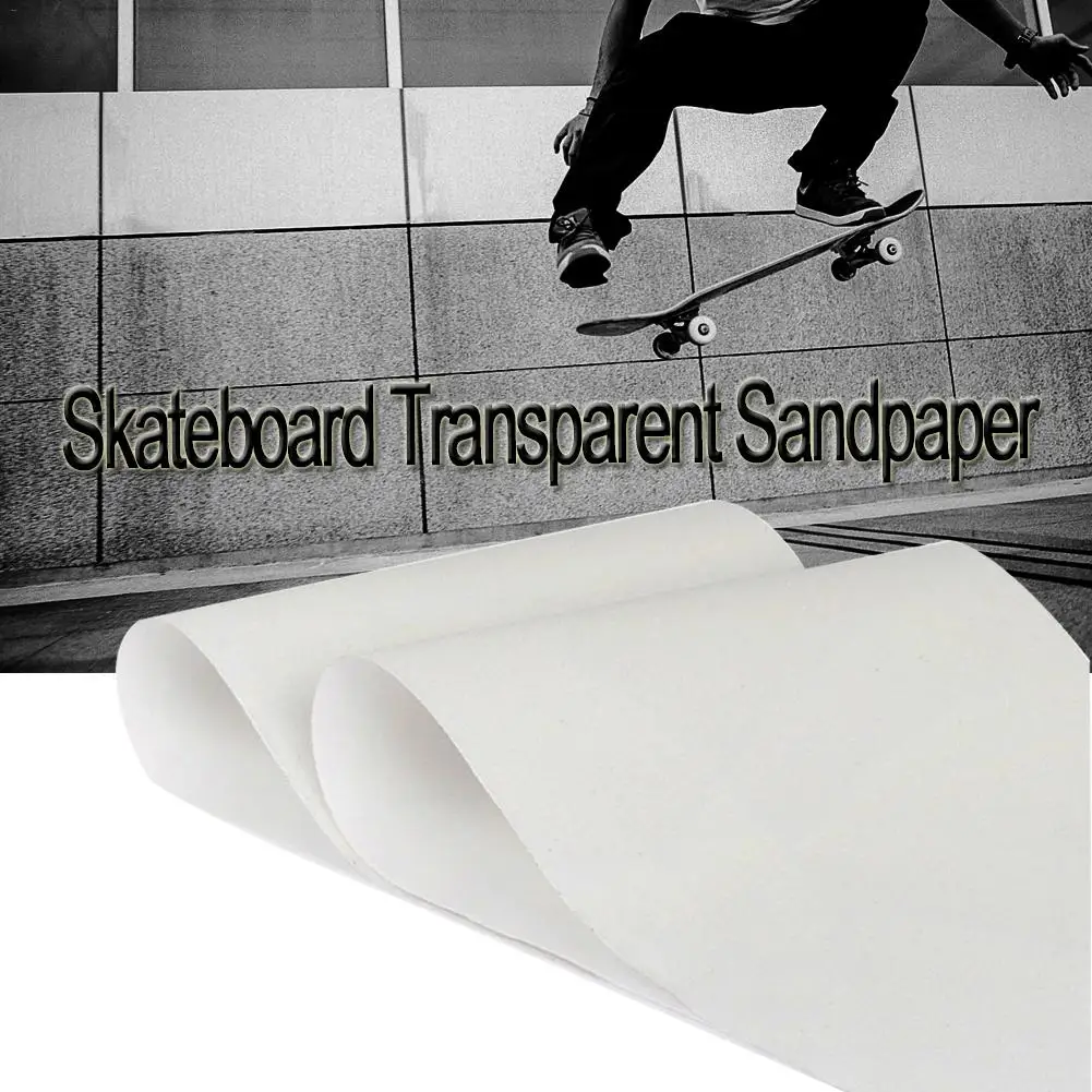 Skateboard Thickened Grip Tape Skate Longboard Sandpaper Clear
