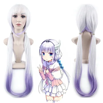 

Anime Kobayashi-san Chi no Maid Dragon Cosplay Wigs Heat Resistant Synthetic Hair Perucas Women Cosplay Wig Halloween Party Carn