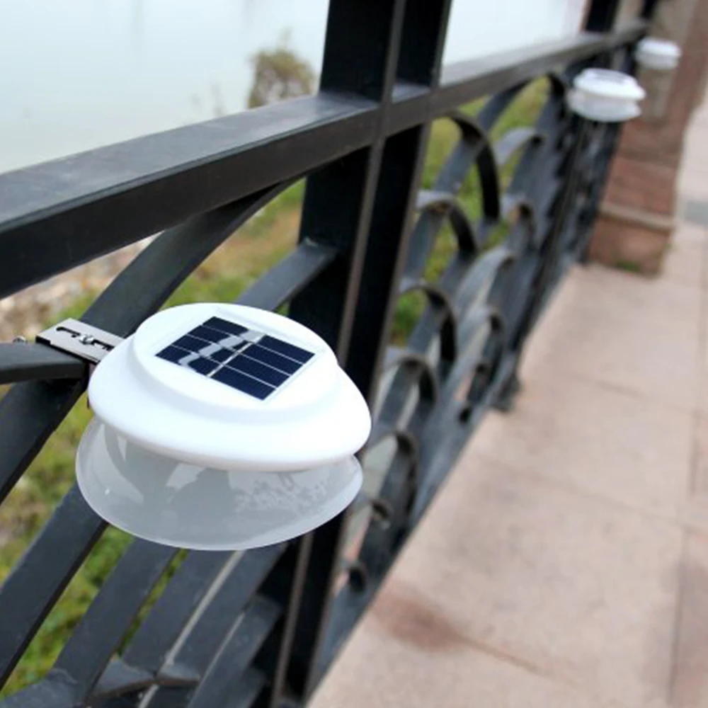 New Arrival! 6 LED Solar Lamp Light Sensor Outdoor Pathway Gutter Light