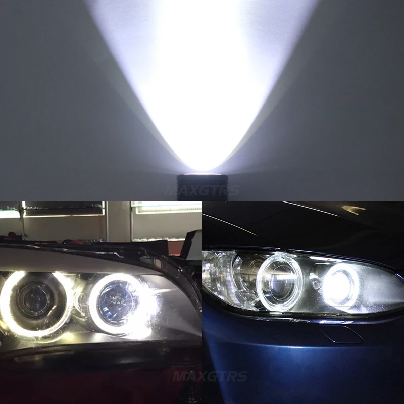 2x10 Вт Автомобильный светодиодный CREE чип Маркер Ангел глаз Halo Кольцо Алюминиевый сплав светильник лампа для BMW E39 E53 E60 E63 E64 E66 E87 E83