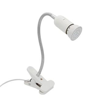 

3W LED Grow Light with E27 28LEDs 360 Degrees Flexible Lamp Holder Clip LED Plant Growth Light for Indoor or Desktop Plants