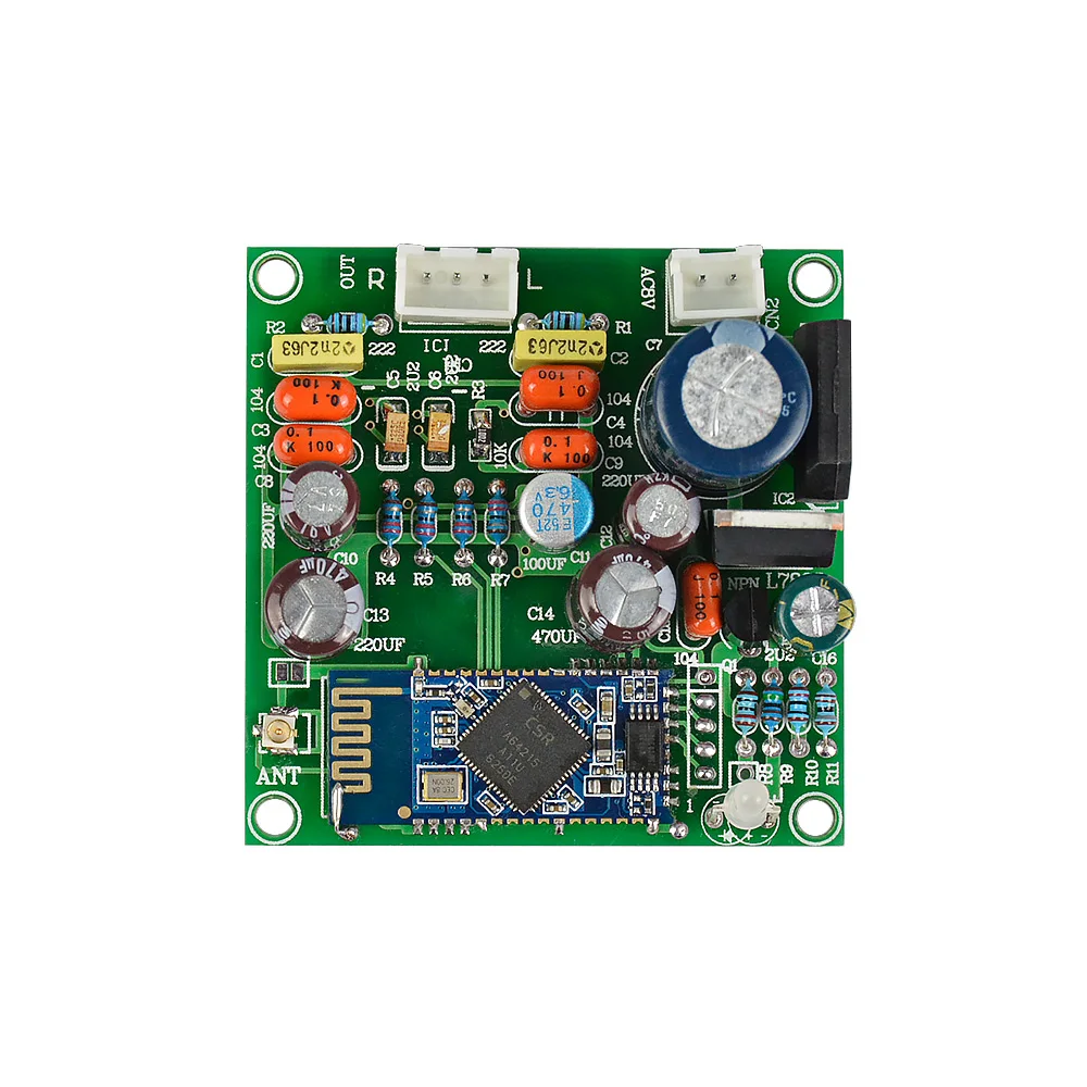 AIYIMA высококлассный CSR A64215 APTX Bluetooth приемник аудио Плата портативный PCM5102A декодер