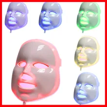 7 Colors LED Facial Mask Light PhotonHome Use Beauty Instrument Anti acne Skin Rejuvenation LED Photodynamic Beauty Face Mask