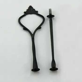 

FREE SHIPPING 2 tiers cupcake stand handles/ cake stand metal small crown with design. 300 sets/ bag.