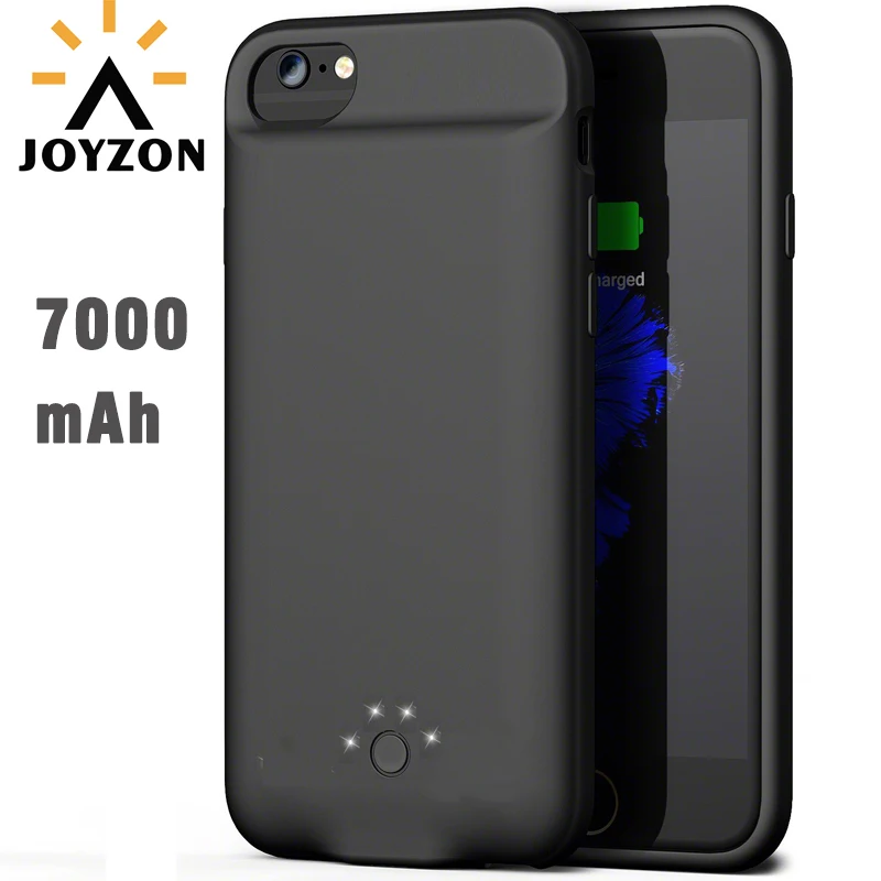 Goede Hot Koop Batterij Oplader Voor iphone 7 Plus 6 6 s 8 Plus 5000 7200 mah Power Bank externe Backup Dunne Batterij Opladen Case