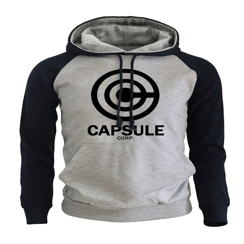New 2019 Autumn Winter Fleece Raglan Sweatshirts Harajuku Anime DRAGON BALL Print Streetwear Hoodies Men Fashion Tracksuit K-pop