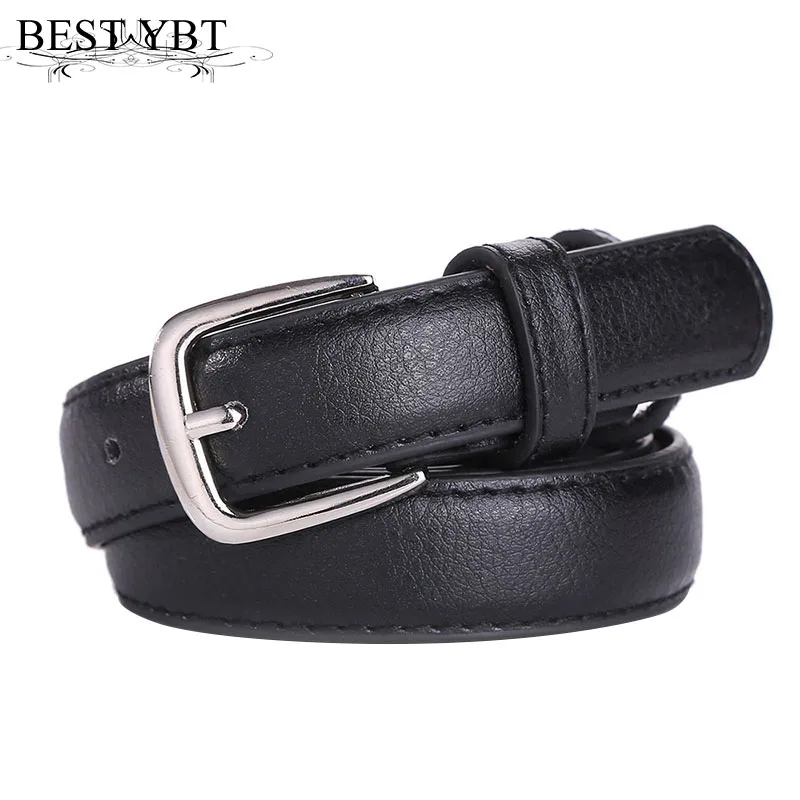 Best YBT Women leather belt Ladies Alloy pin buckle waist chain decoration outdoor belt casual ...