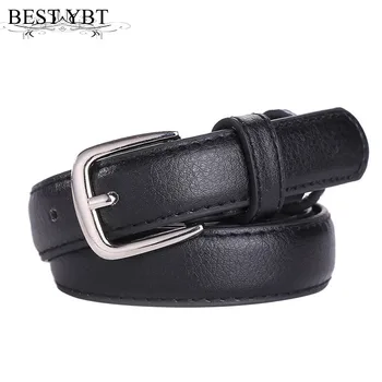 

Best YBT Women leather belt Ladies Alloy pin buckle waist chain decoration outdoor belt casual cowboy sport pin buckle belt