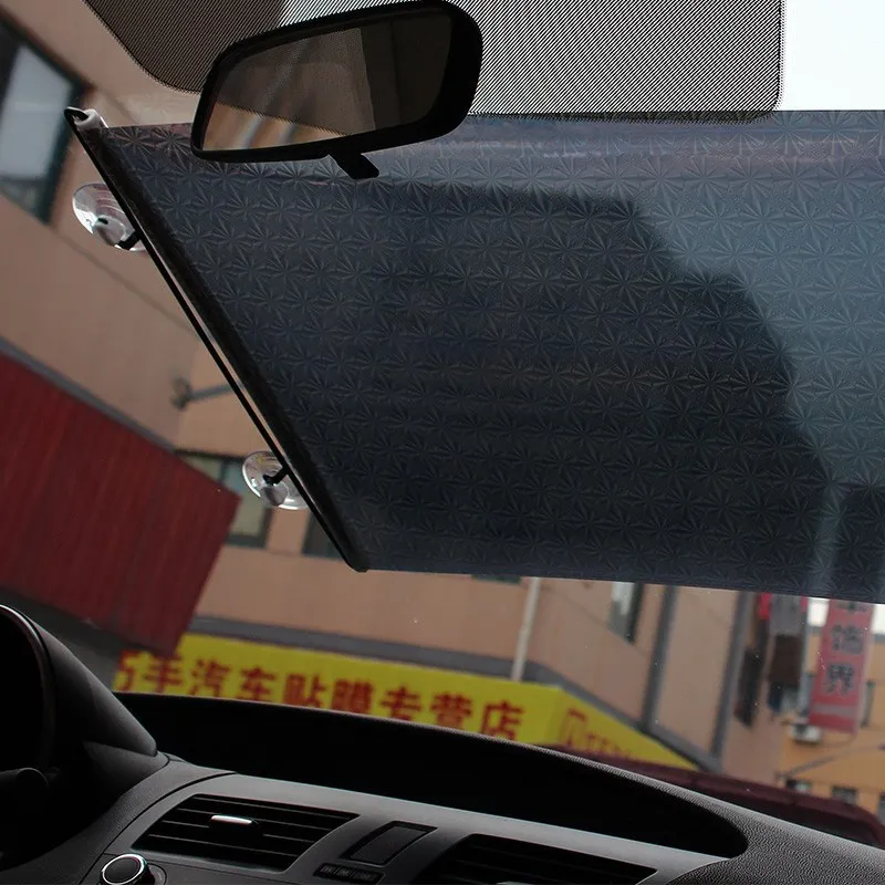 Рольставни большого размера, автомобильная раздвижная занавеска, окно, ветровое стекло, козырек, солнцезащитный экран, Передняя Задняя сторона, солнцезащитный козырек, наружный