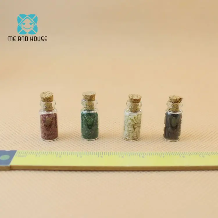 Dollshouse небольшая кухня 1:12 Кукольный дом Миниатюрный пряность мини Банки Набор |