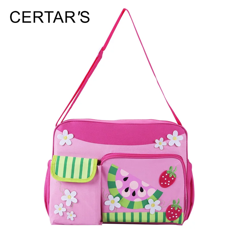 CERTAR'S Cute Diaper Bag Organizer Large Baby Bag For Mom Messenger Nappy Bags Baby Diaper