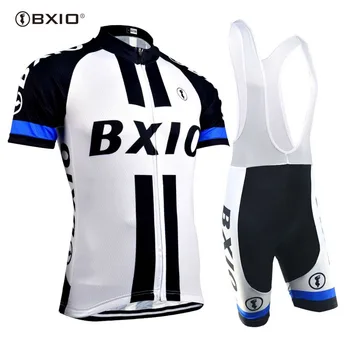 

BXIO Man Cycling Jersey Sets Summer Bike Clothing Breathable Maillot Sports Wear Cycling Pro Bicycle Clothes Ropa Ciclismo 008