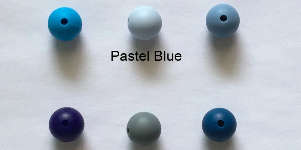 12mm silicone teething beads