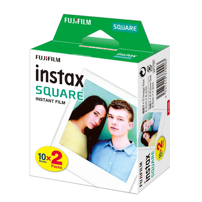 Фотопленка Fujifilm Instax SQ20 20 листов квадратная фотопленка с белыми краями для