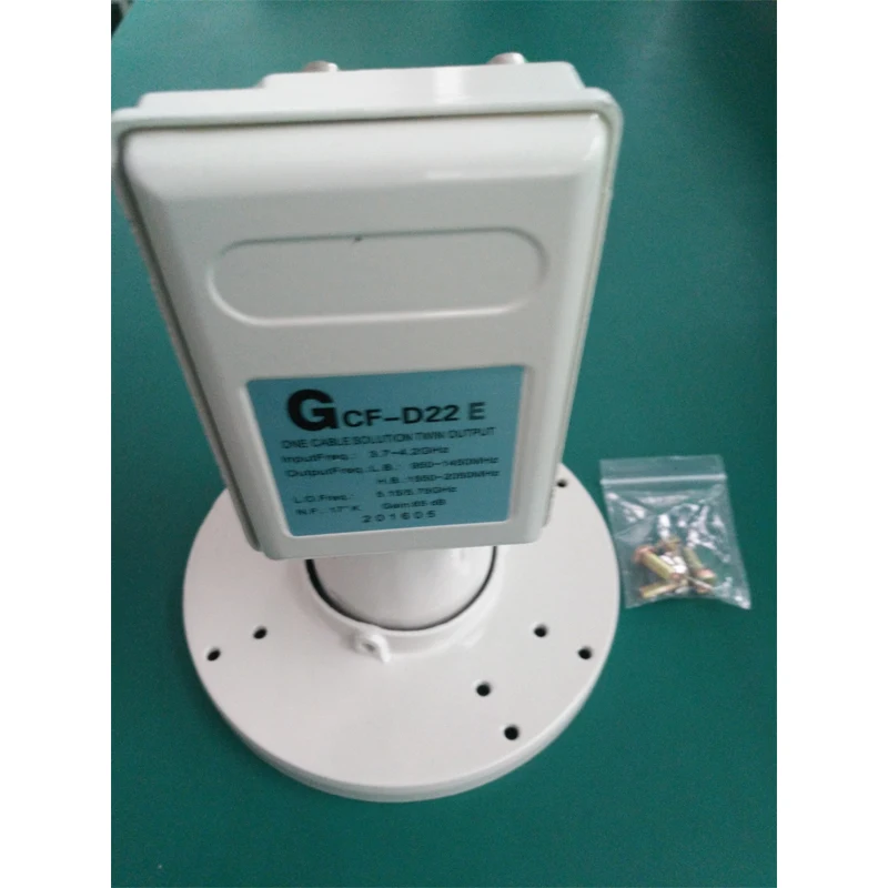 

OEM C Band Lnbf Aluminium Twin Output LNB Low Noise High Gain