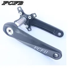 2017 FCFB 3K matt Glossy carbon fiber bicycle crank 4 Claw MTB bike crankset lenght 170mm BCD104mm Cycling FW-CRM-2