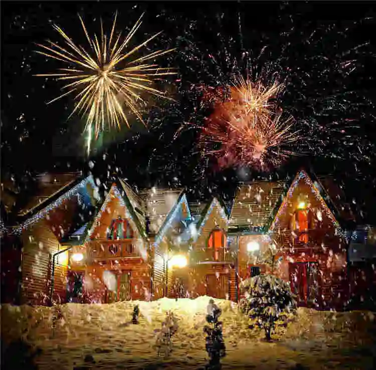 

2018 Diy Diamond Painting New Year Cross Stitch Full Diamond Embroidery Mosaic Landscape Pattern New year's Carnival