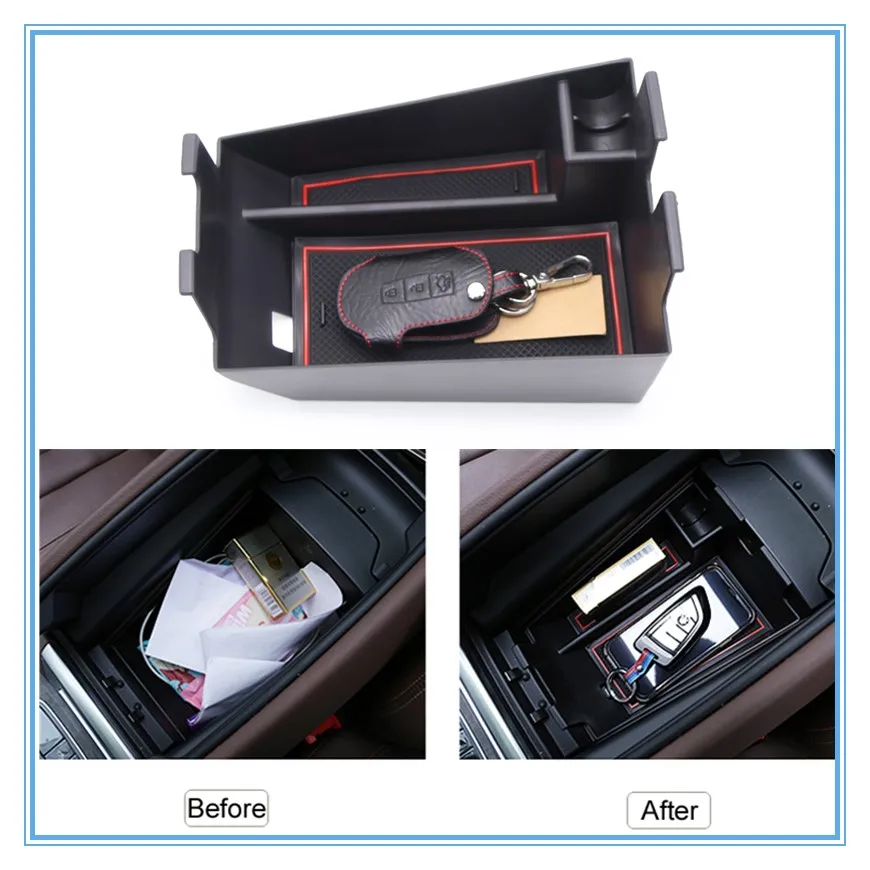 

Accessories Central Storage Armrest Container Pocket Organizer Holder Storage Box for BMW X5 G05 2019 2020