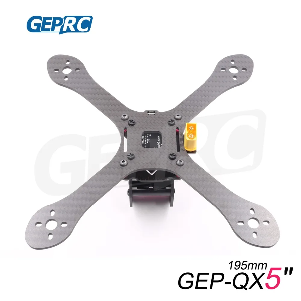 

GEP-QX5 195mm 3K 3mm 3.5mm 4mm Carbon Fiber FPV Frame with XT60 PDB for FPV Racing Quadcopter fame