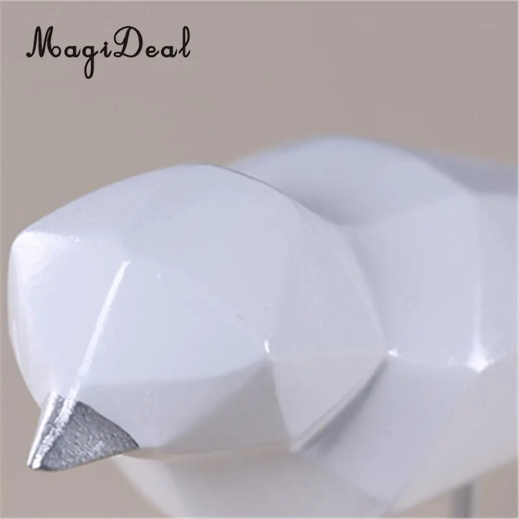 Resin Modern Bird Figurine Statue Abstract Art Sculpture for Home Room Decor