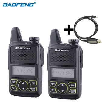 

BAOFENG BF-T1 MINI Portable Walkie Talkie Two Way Radio T1 UHF 400-470mhz Handheld Ham Radio FM Transceiver Travel Mate 20pcs
