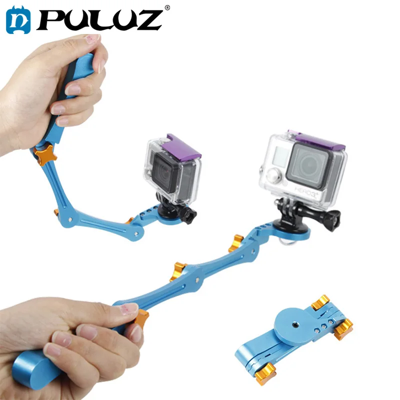 PULUZ Foldable Pocket Stabilizer Grip Mount Monopod for GoPro HERO4 /3+ /3 /2 | - Цена: 