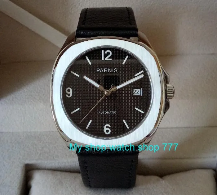 

40mm PARNIS Automatic mechanical movement watches men High quality Fashion watches wholesale Sapphire Crystal x00020
